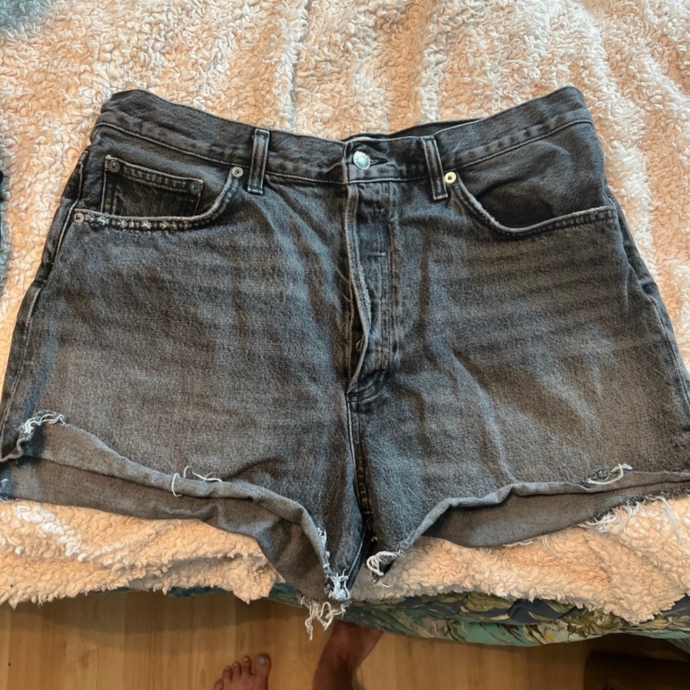 Agolde Charcoal Jean Shorts